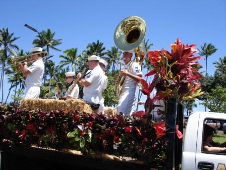 Navy band Merrie Monarch Parade Hilo 2008
